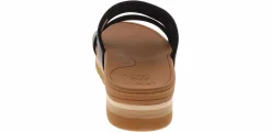 Comfort Sandals|REEF Banded Horizon Hi Women's Platform Sandal Black