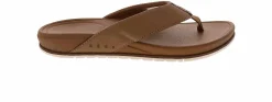Comfort Sandals|Flip Flops|REEF Cushion Bronzer Tan Men's Comfort Sandal Brown