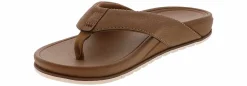Comfort Sandals|Flip Flops|REEF Cushion Bronzer Tan Men's Comfort Sandal Brown