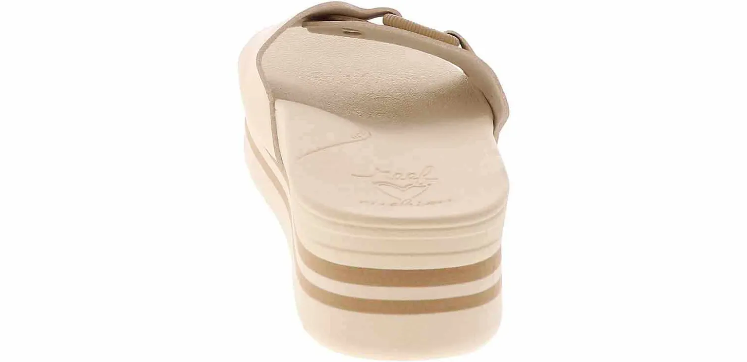 Comfort Sandals|REEF Horizon Hi Vintage Women's Platform Slide White
