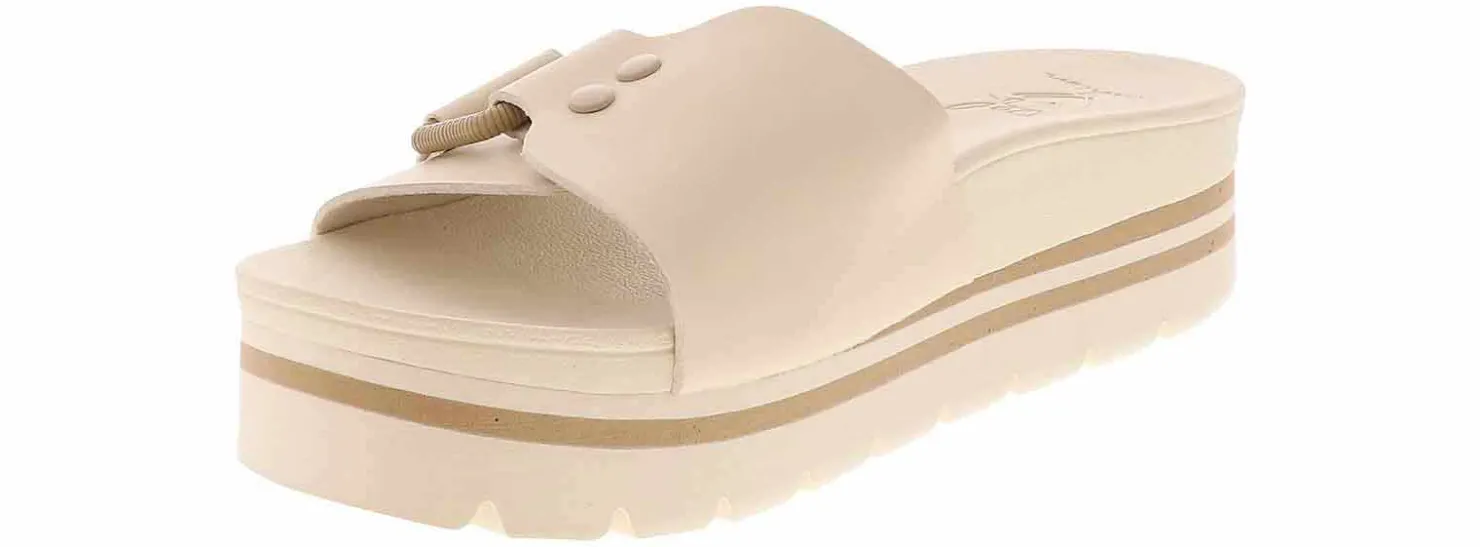 Comfort Sandals|REEF Horizon Hi Vintage Women's Platform Slide White