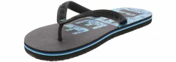 Flip Flops|Comfort Sandals|REEF Seaside Print Men's Thong Sandal Blue