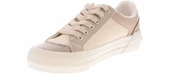 Canvas Shoes|Flat|ROCKET DOG Cheery Blocked Bronze Women's Fashion Sneaker Beige