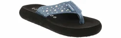 Comfort Sandals|Flip Flops|ROCKET DOG Spotlight Denim Pearl Women’s Thong Sandal Black