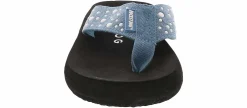 Comfort Sandals|Flip Flops|ROCKET DOG Spotlight Denim Pearl Women’s Thong Sandal Black