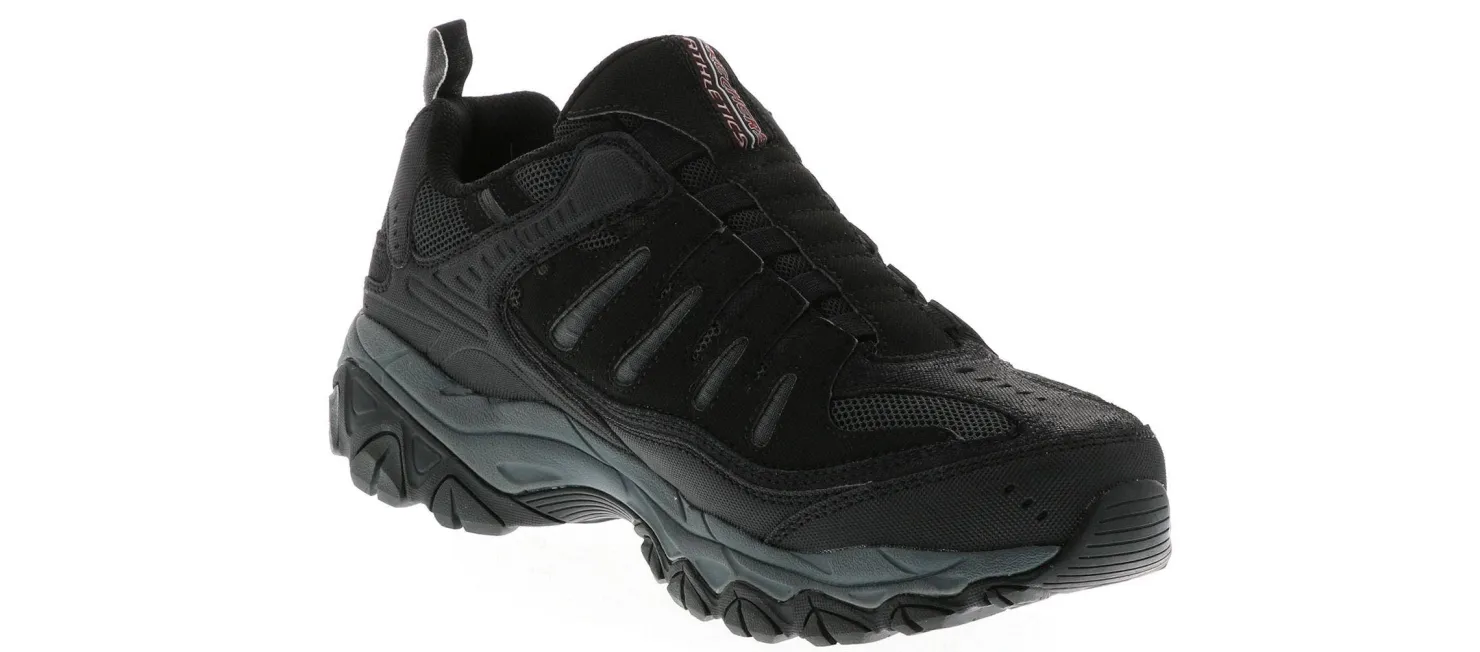 Running Shoes|Walking Shoes|SKECHERS After Burn M. Fit Wide-Width Men's Walking Shoe Black