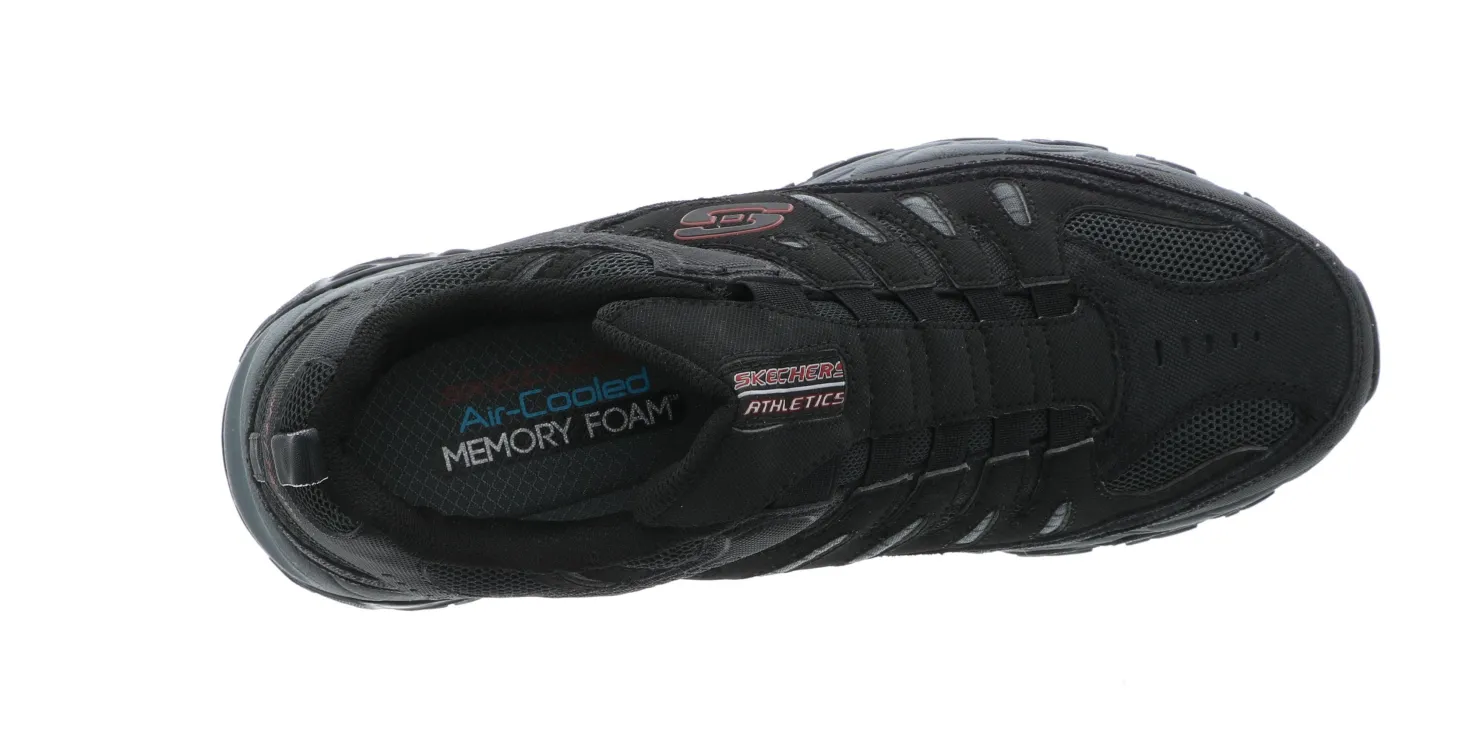 Running Shoes|Walking Shoes|SKECHERS After Burn M. Fit Wide-Width Men's Walking Shoe Black