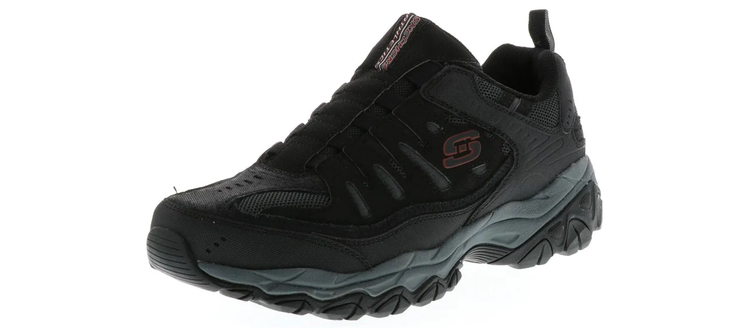 Running Shoes|Walking Shoes|SKECHERS After Burn M. Fit Wide-Width Men's Walking Shoe Black