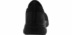 Slip Resistant|SKECHERS Arch Fit Tineid Men's Wide-Width Slip Resistant Work Shoe Black