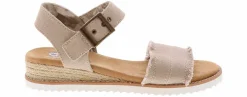 Comfort Sandals|Wedge & Platform Sandals|SKECHERS Bobs Desert Kiss Adobe Princess Women’s Wedge Sandal Beige