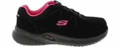 Safety Toe Athletics|Slip Resistant|SKECHERS Carbix-Carbon Women’s Nano Toe Work Shoe Black