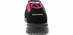 Safety Toe Athletics|Slip Resistant|SKECHERS Carbix-Carbon Women’s Nano Toe Work Shoe Black