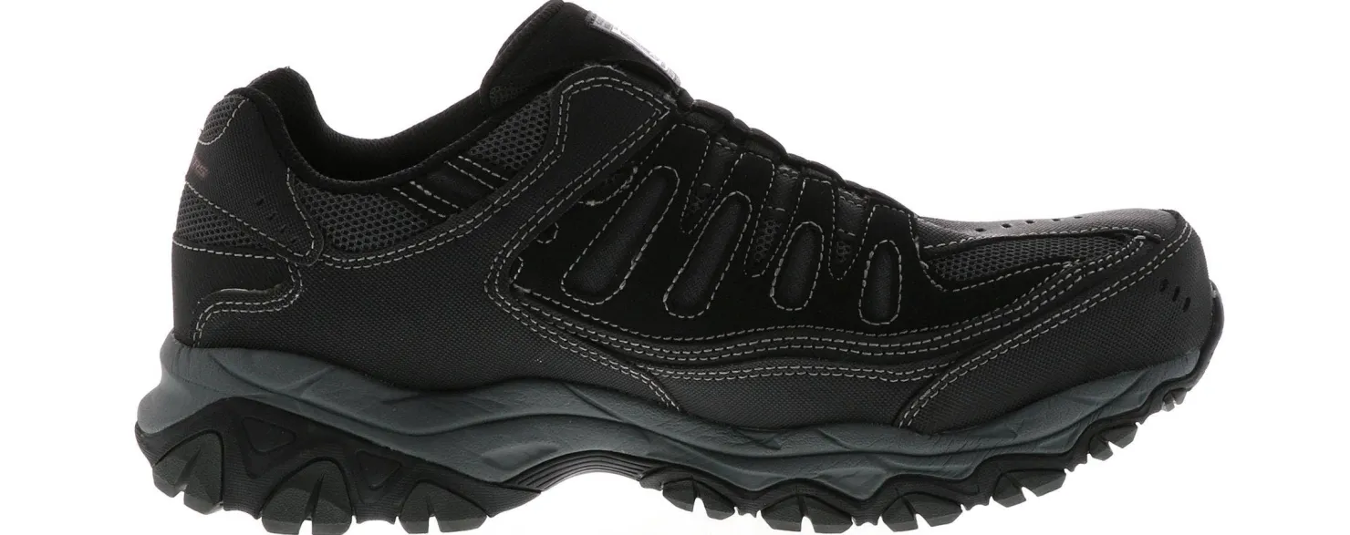Safety Toe Athletics|SKECHERS Crankton Ebitt Men's Steel Toe Work Shoe Black