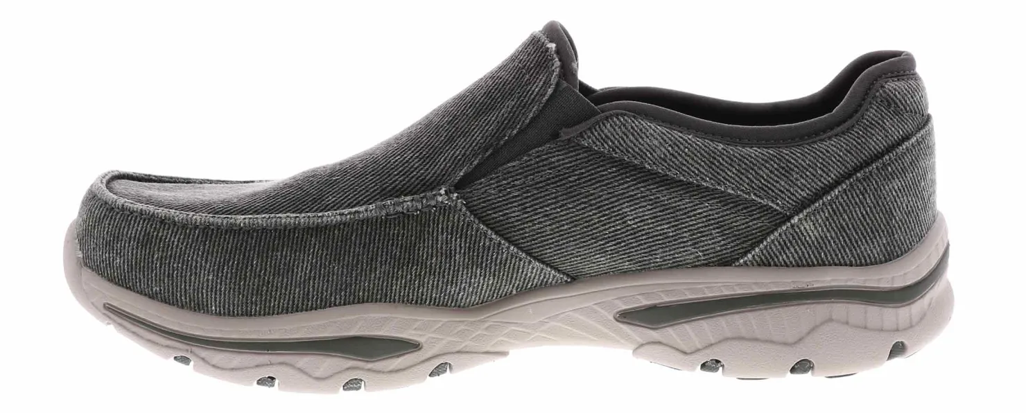 Canvas Shoes|Comfort Shoes|SKECHERS Creston Moseco Men's Casual Shoe Grey