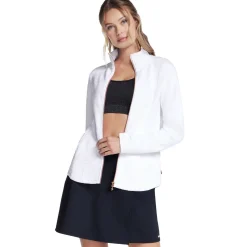 Tops|SKECHERS Diamond Ottoman Women's Jacket White
