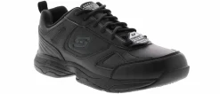 Slip Resistant|Wide|SKECHERS Dighton Men's Wide-Width Slip Resistant Work Shoe Black