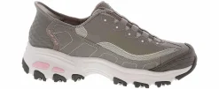 Walking Shoes|Athleisure & Casual|SKECHERS D'Lites Slip-In Women's Walking Shoe Grey