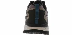 Safety Toe Athletics|Slip Resistant|SKECHERS D’lux Journey Men’s Carbon Nano Toe Work Shoe Beige