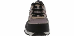 Safety Toe Athletics|Slip Resistant|SKECHERS D’lux Journey Men’s Carbon Nano Toe Work Shoe Beige