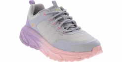 Walking Shoes|Athleisure & Casual|SKECHERS D’Lux Journey Women’s Trail Walking Shoe Grey
