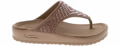 Comfort Sandals|Flip Flops|SKECHERS Foamies Arch Fit Cali Breeze Women’s Comfort Sandal Beige
