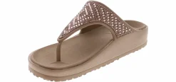 Comfort Sandals|Flip Flops|SKECHERS Foamies Arch Fit Cali Breeze Women’s Comfort Sandal Beige