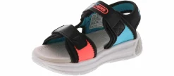 Sandals|SKECHERS Game Kicks Power Splash Youth Boys' (11-3) Sandal Black