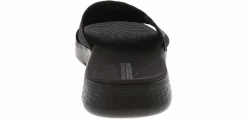 Athletic Slides|Comfort Sandals|SKECHERS Go Walk Flex Timeless Women's Sandal Black