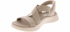 Comfort Sandals|SKECHERS Go Walk Flex Women’s Sport Sandal Beige