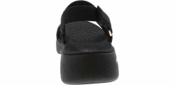 Comfort Sandals|Outdoor Sandals|SKECHERS Go Walk Massage Fit Women’s Comfort Sandal Black