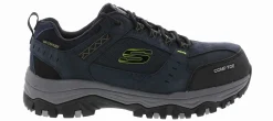 Safety Toe Athletics|Electro Static Dissipative (Esd)|SKECHERS Greetah Men's Composite Toe Work Shoe Blue