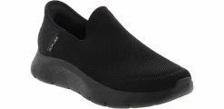 Slip-On|Walking Shoes|SKECHERS Hands-Free Slip-Ins Go Walk Flex Men’s Athletic Sneaker Black