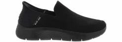 Slip-On|Walking Shoes|SKECHERS Hands-Free Slip-Ins Go Walk Flex Men’s Athletic Sneaker Black