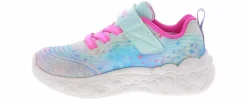Athletic & Sneakers|SKECHERS Heart Lights Toddler Girls’ (7-10) Light Up Athletic Shoe Blue