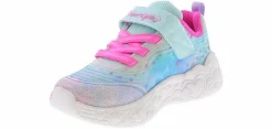 Athletic & Sneakers|SKECHERS Heart Lights Toddler Girls’ (7-10) Light Up Athletic Shoe Blue