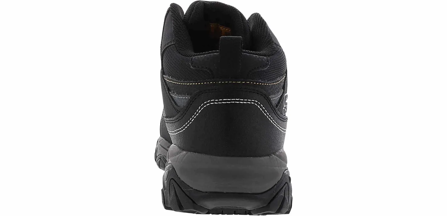 Safety Toe Boots|SKECHERS Holdredge Rebem Men's Steel Toe Work Boot Black