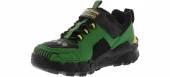 Athletics & Sneakers|SKECHERS John Deere Adventure Track Youth Boys' (11-3) Light Up Running Shoe Green