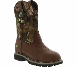 Boots|Boots|SKECHERS John Deere Wellington Youth Kids' (11-3) Western Boot Brown
