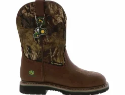 Boots|Boots|SKECHERS John Deere Wellington Youth Kids' (11-3) Western Boot Brown