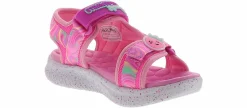 Sandals|SKECHERS Jumpsters Splasherz Youth Girls’ (11-3) Sandal Pink