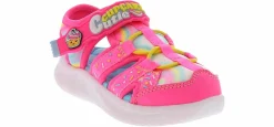 Casual|Sandals|SKECHERS Jumpsters Toddler Girls' (5-10) Outdoor Sandal Pink