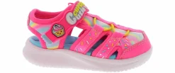 Casual|Sandals|SKECHERS Jumpsters Toddler Girls' (5-10) Outdoor Sandal Pink