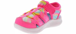 Casual|Sandals|SKECHERS Jumpsters Toddler Girls' (5-10) Outdoor Sandal Pink