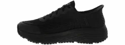 Slip Resistant|SKECHERS Max Cushioning Elite Remmal Men’s Slip Resistant Work Shoe Black