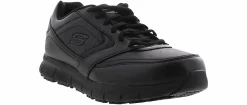 Slip Resistant|Wide|SKECHERS Nampa Wyola Women’s Wide-Width Slip Resistant Work Shoe Black