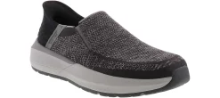 Slip-On|Comfort Shoes|SKECHERS Neville Rovelo Slip-Ins Men’s Casual Shoe Grey