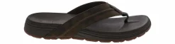 Comfort Sandals|Flip Flops|SKECHERS Patino Marlee Men's Comfort Thong Sandal Brown
