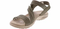 Comfort Sandals|SKECHERS Reggae Slim Sling Women’s Comfort Sandal Green