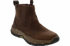Short Boots|SKECHERS Respected Evanston Men's Boot Brown