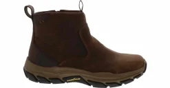 Short Boots|SKECHERS Respected Evanston Men's Boot Brown